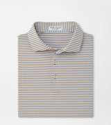 PETER MILLAR SHIRTS - POLO DARK AMBER / S BROOKS PERFORMANCE JERSEY POLO