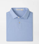 PETER MILLAR SHIRTS - POLO HYPER BLUE / M FEATHERWEIGHT MARKET STRIPE PERFORMANCE