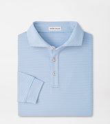 PETER MILLAR SHIRTS - POLO LAKESIDE / M LYONS STRIPE PERFORMANCE JERSEY LONG-SLEEVE POLO