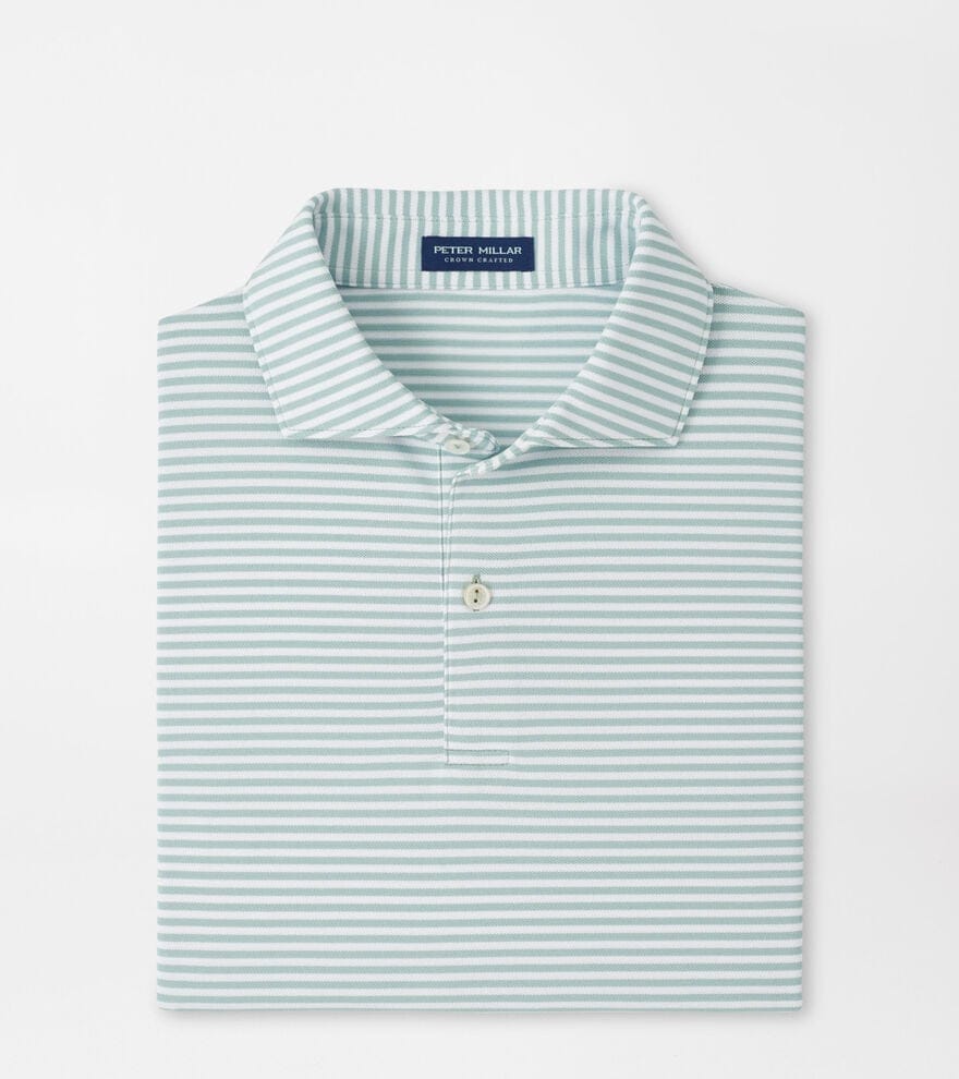 PETER MILLAR SHIRTS - POLO LIGHT WILLOW / M VERSE PERFORMANCE MESH POLO