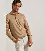 PETER MILLAR SHIRTS - POLO LYONS STRIPE PERFORMANCE JERSEY LONG-SLEEVE POLO