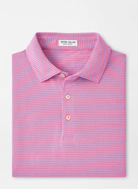 PETER MILLAR SHIRTS - POLO PINK RUBY / M GRACE PERFORMANCE MESH POLO