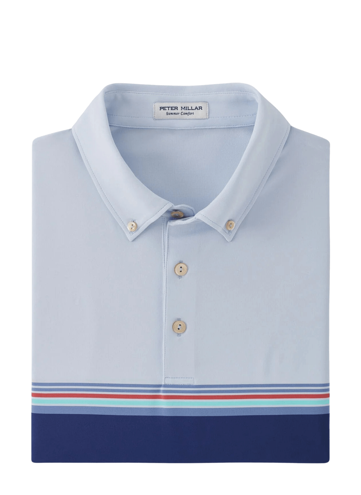PETER MILLAR SHIRTS - POLO SHAVED ICE / M CAMPBELL PERFORMANCE JERSEY POLO