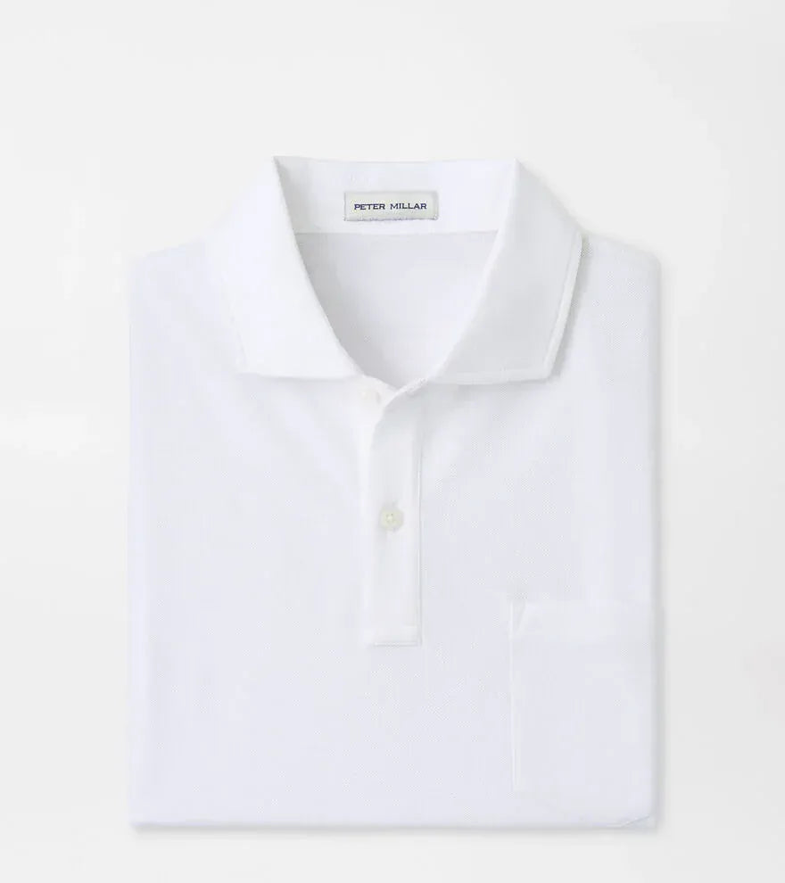 PETER MILLAR SHIRTS - POLO WHITE / M EVERYDAY PIQUE SS POLO