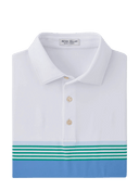 PETER MILLAR SHIRTS - POLO WHITE / M HARRIS PERFORMANCE JERSEY POLO