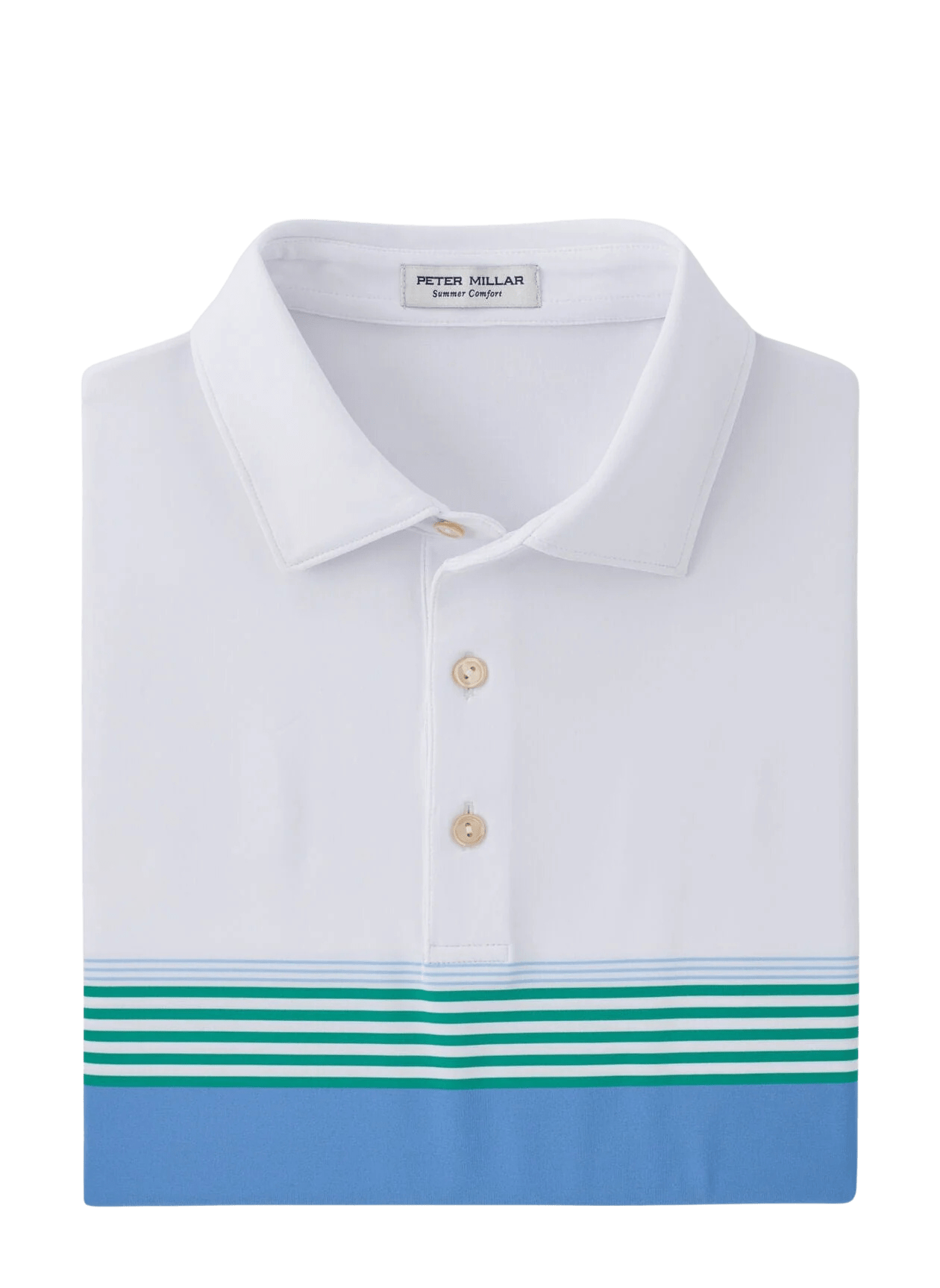 PETER MILLAR SHIRTS - POLO WHITE / M HARRIS PERFORMANCE JERSEY POLO
