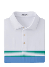 PETER MILLAR SHIRTS - POLO WHITE / M HARRIS PERFORMANCE JERSEY POLO