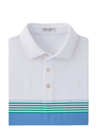 PETER MILLAR SHIRTS - POLO WHITE / M HARRIS PERFORMANCE JERSEY POLO