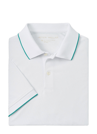 PETER MILLAR SHIRTS - POLO WHITE / S VOLLEY PERFORMANCE PIQUE POLO