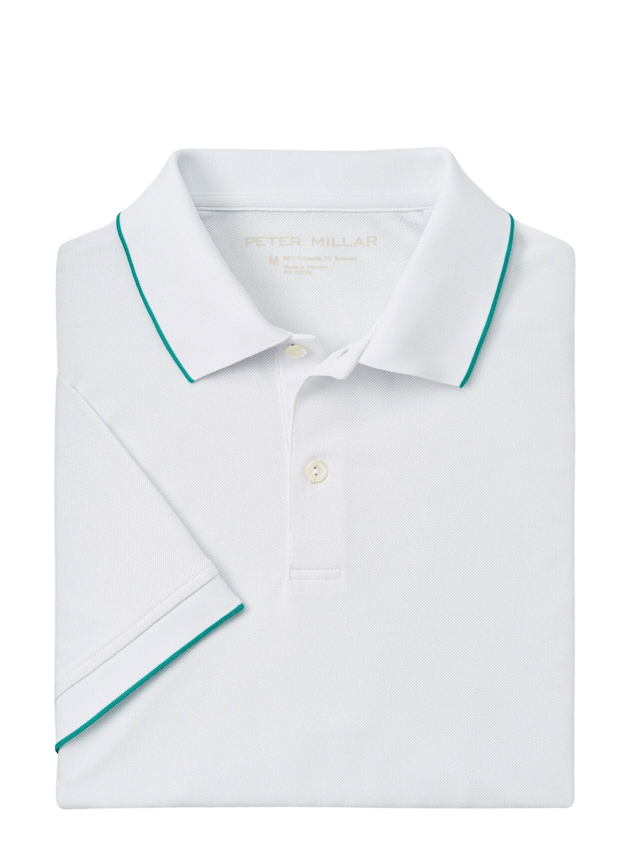 PETER MILLAR SHIRTS - POLO WHITE / S VOLLEY PERFORMANCE PIQUE POLO