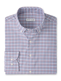 PETER MILLAR SHIRTS - SPORT SHIRT BLFSA / M WAYNE PERFORMANCE TWILL