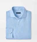 PETER MILLAR SHIRTS - SPORT SHIRT BLUE FROST / M ASTINO LINO SPORT SHIRT