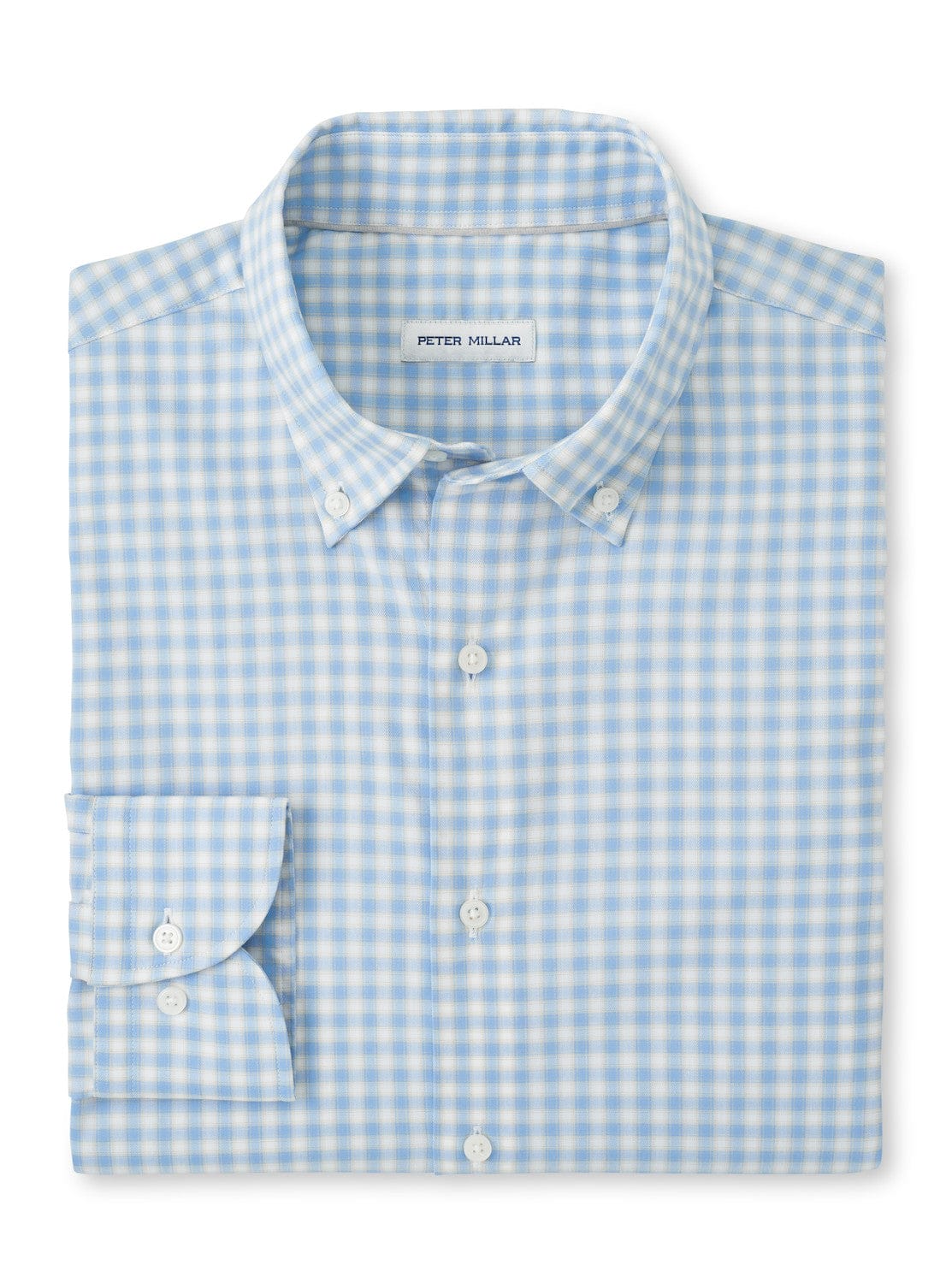 PETER MILLAR SHIRTS - SPORT SHIRT CBLU / M FELIX CROWN LITE COTTON SPORT SHIRT