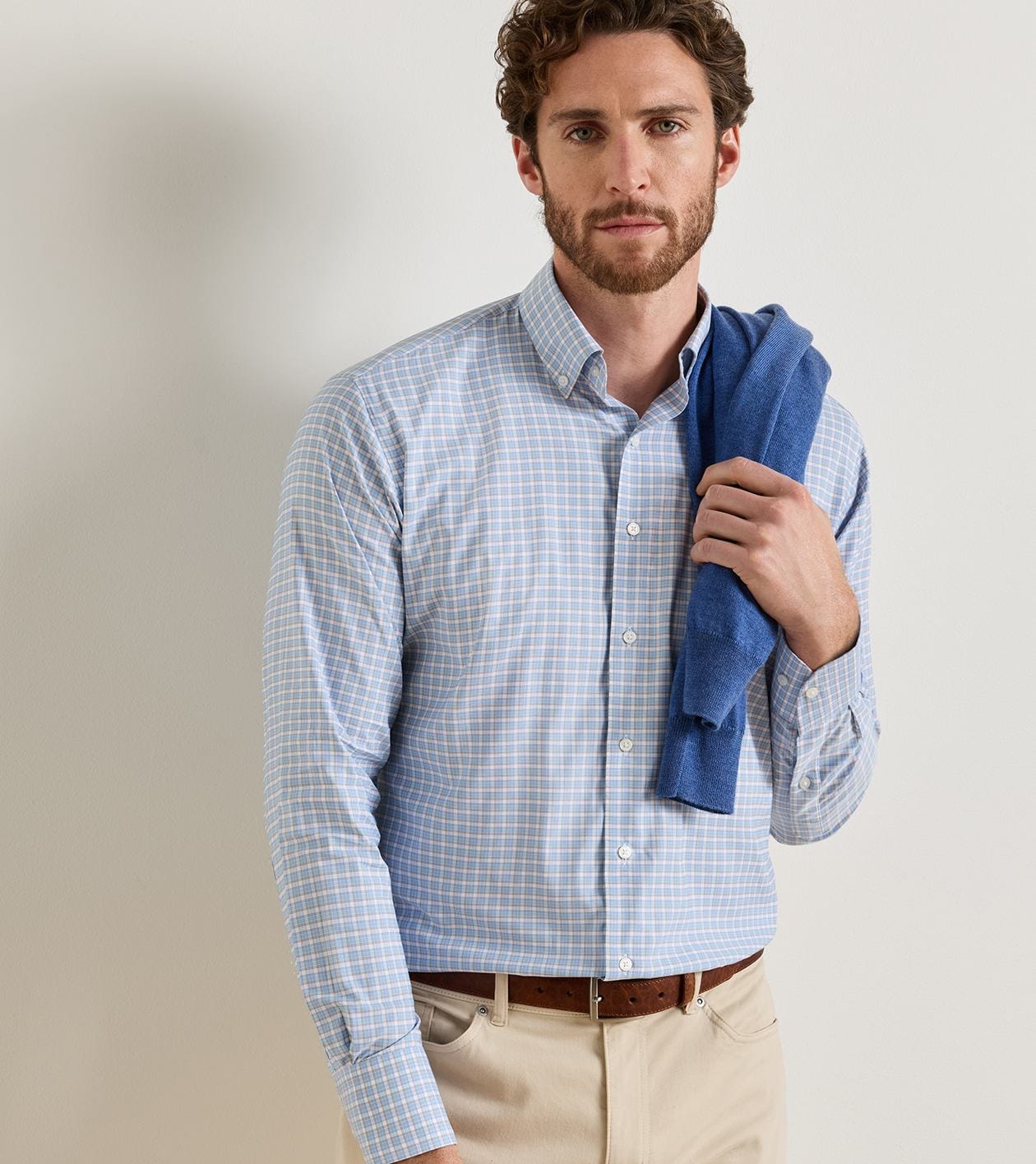 PETER MILLAR SHIRTS - SPORT SHIRT CHARLES PERFORMANCE TWILL SPORT SHIRT