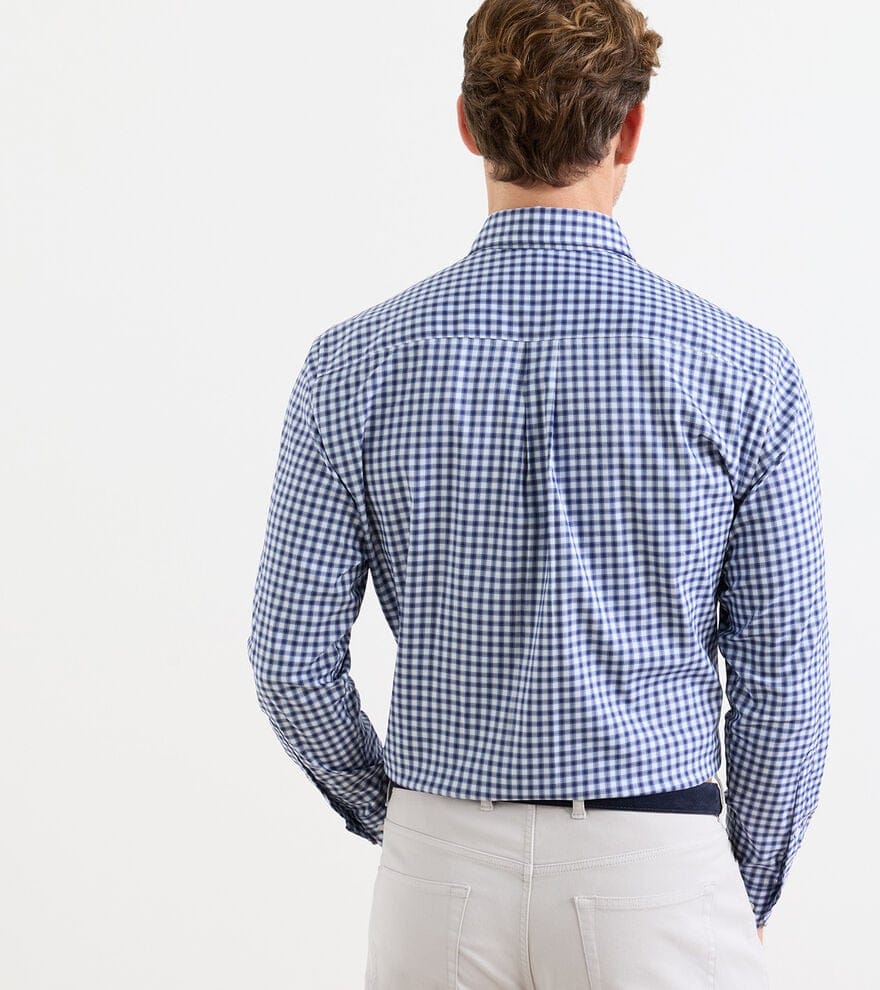 PETER MILLAR SHIRTS - SPORT SHIRT FELIX CROWN LITE COTTON SPORT SHIRT