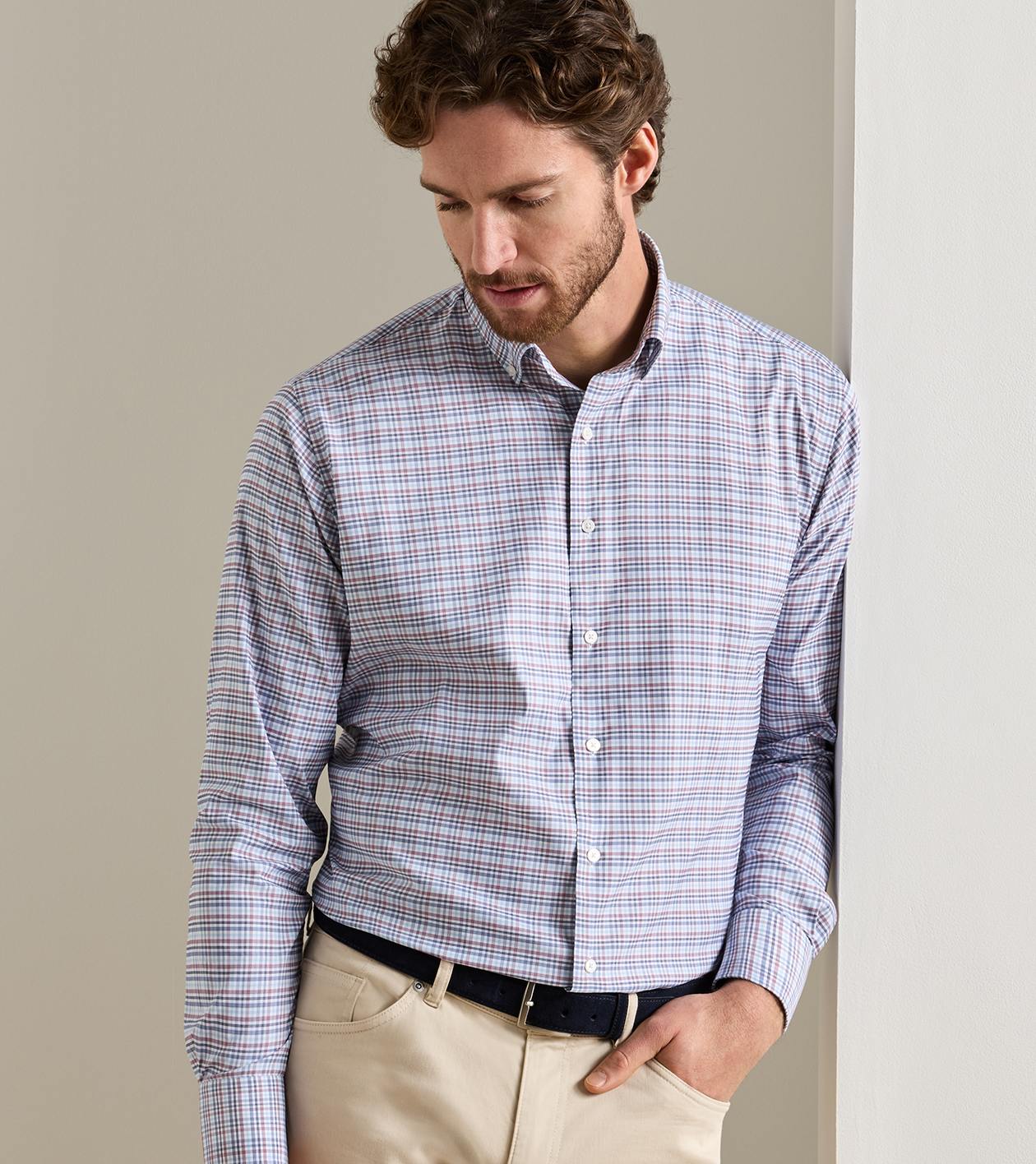 PETER MILLAR SHIRTS - SPORT SHIRT WAYNE PERFORMANCE TWILL