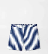 PETER MILLAR SHORTS - SWIM WEAR OCEAN BLUE / M AWNING STRIPE SWIM TRUNK
