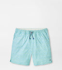 PETER MILLAR SHORTS - SWIM WEAR RAINFOREST / M TIDE LINES SWIM TRUNKS