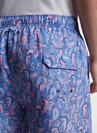 PETER MILLAR SHORTS - SWIM WEAR SEAHORSE PAISLEY SWIM TRUNK