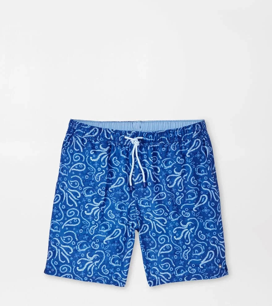 PETER MILLAR SHORTS - SWIM WEAR TIDE / M TIE DIVE SWIM TRUNK