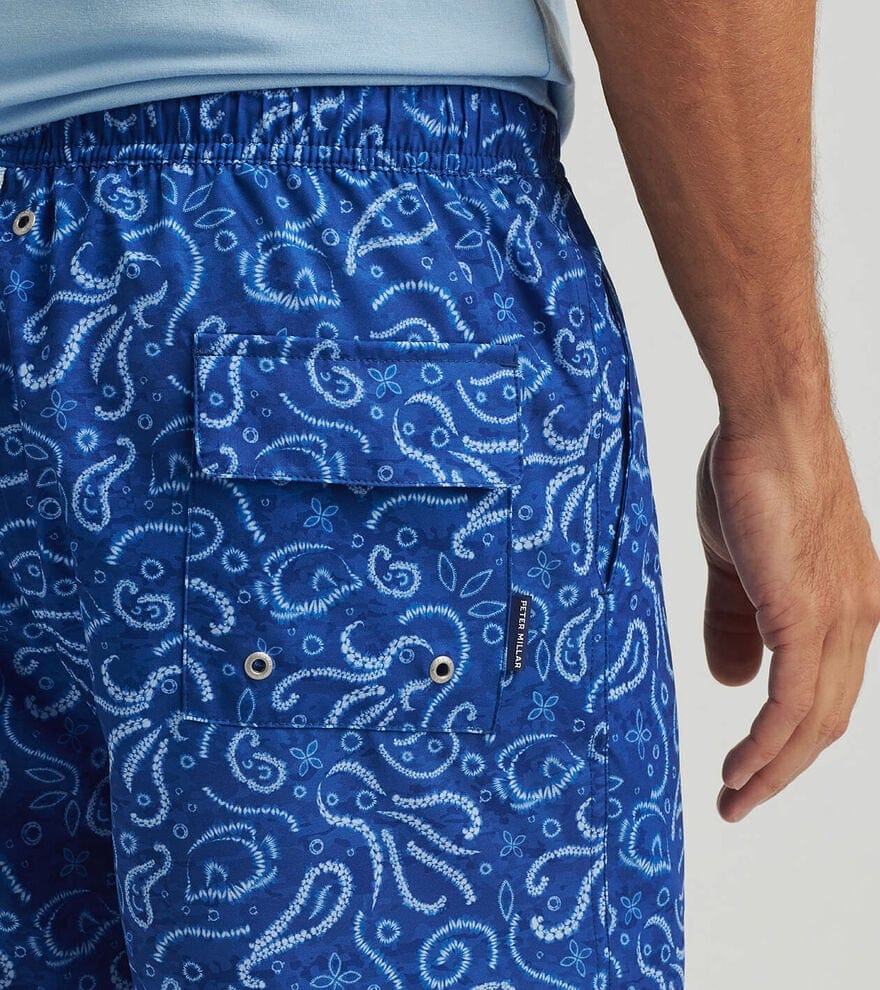 PETER MILLAR SHORTS - SWIM WEAR TIE DIVE SWIM TRUNK