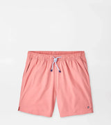 PETER MILLAR SHORTS - SWIM WEAR VENETIAN PINK / M CROWN SOLID SWIM TRUNK