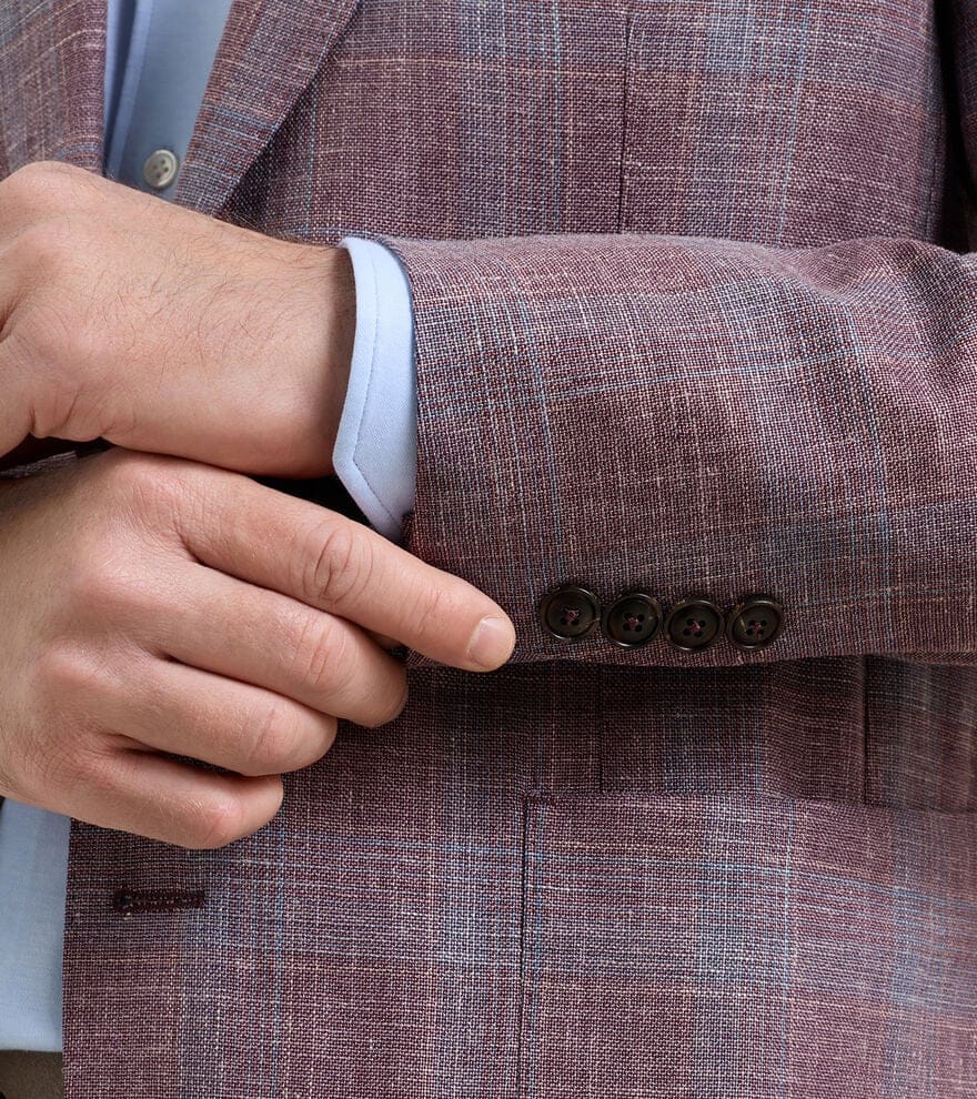 PETER MILLAR SPORT COAT GAFTON PLAID SOFT COAT