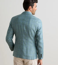 PETER MILLAR SPORT COAT SAILISBURY WINDOWPANE SOFT