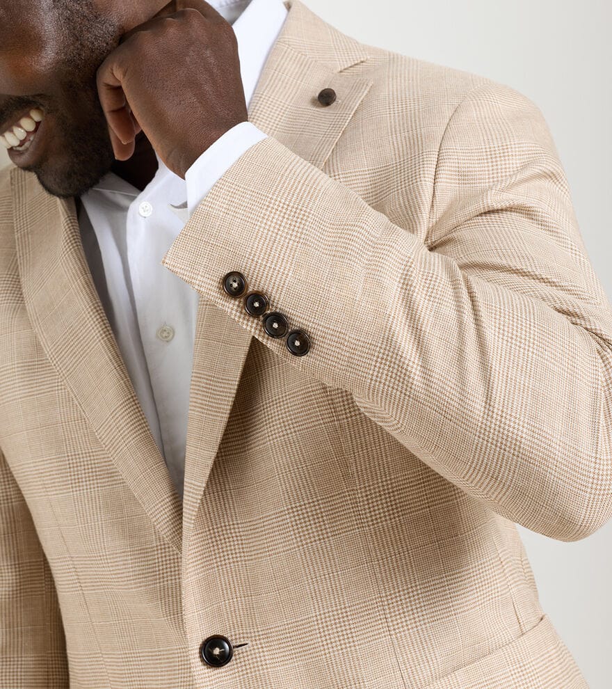 PETER MILLAR SPORT COAT WELLINGTON GLEN PLAID SOFT COAT