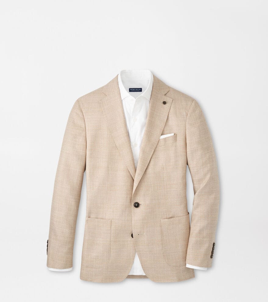 PETER MILLAR SPORT COAT WELLINGTON GLEN PLAID SOFT COAT