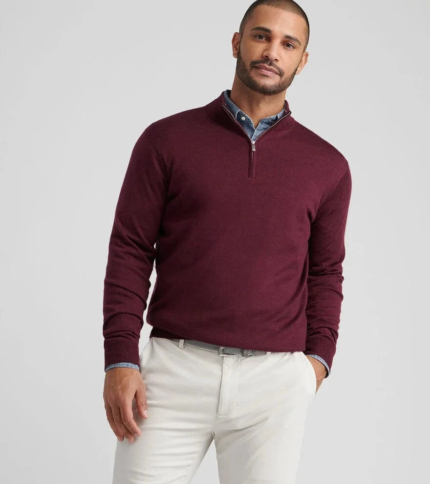 PETER MILLAR SWEATERS AUTUMN CREST 1/4 ZIP F24