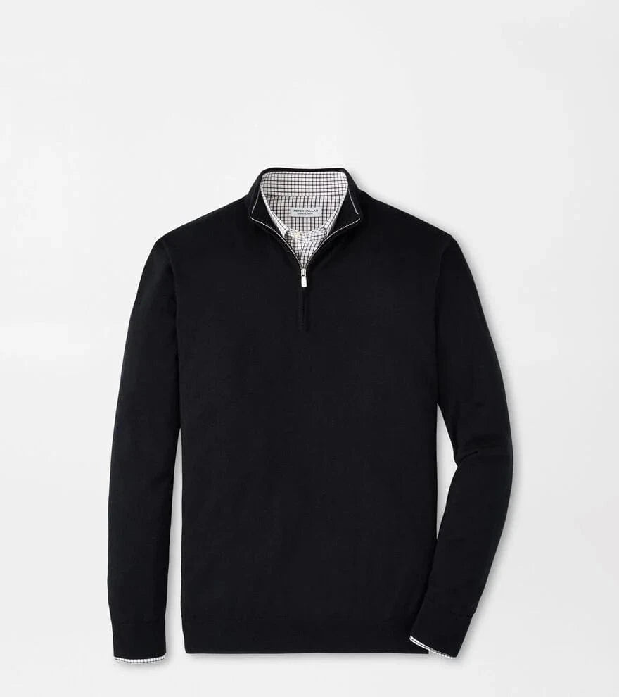 PETER MILLAR SWEATERS BLACK / XL AUTUMN CREST 1/4 ZIP F24