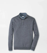 PETER MILLAR SWEATERS CHARCOAL / XL AUTUMN CREST 1/4 ZIP F24