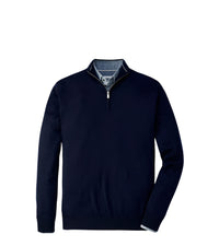 PETER MILLAR SWEATERS NAVY / M AUTUMN CREST 1/4 ZIP F24