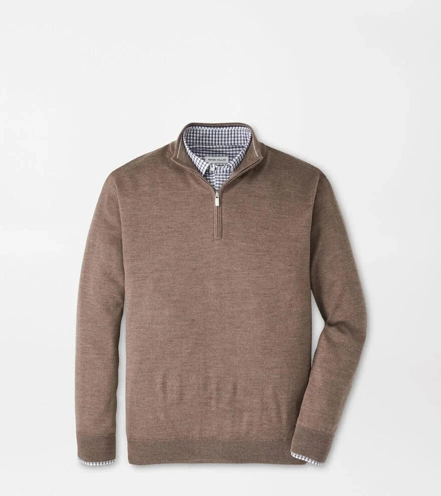 PETER MILLAR SWEATERS PPRBR / M AUTUMN CREST 1/4 ZIP F24