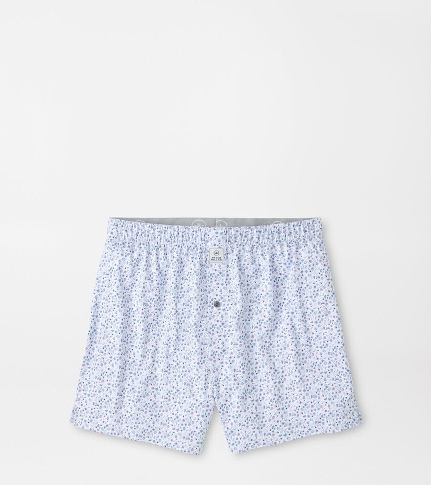 PETER MILLAR UNDERWEAR WHITE / XL OYSTER ROAST PERFORMANCE BOXER