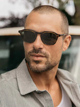 RAEN Accessories - SUNGLASSES ESPRESSO TORTOISE/ GREEN POLARIZED / 52/20-145 CLYVE