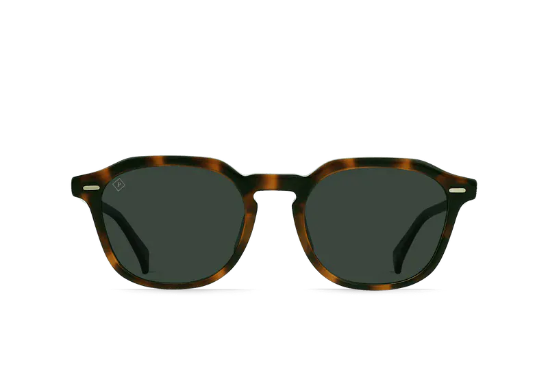 RAEN Accessories - SUNGLASSES ESPRESSO TORTOISE/ GREEN POLARIZED / 52/20-145 CLYVE