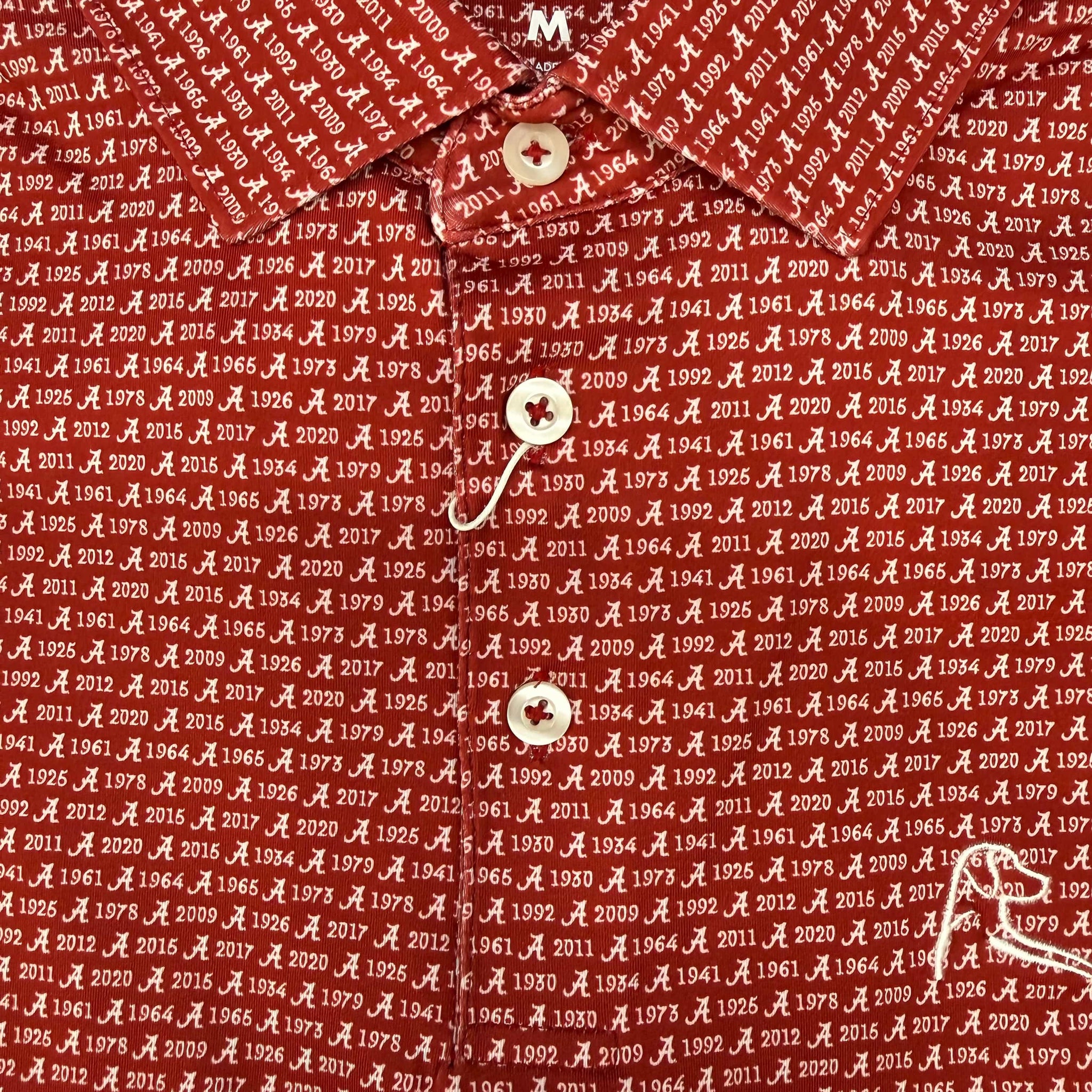 RHOBACK GAMEDAY - UNIVERSITY OF ALABAMA CARMINE RED / S THE ALABAMA NATIONAL TITLES