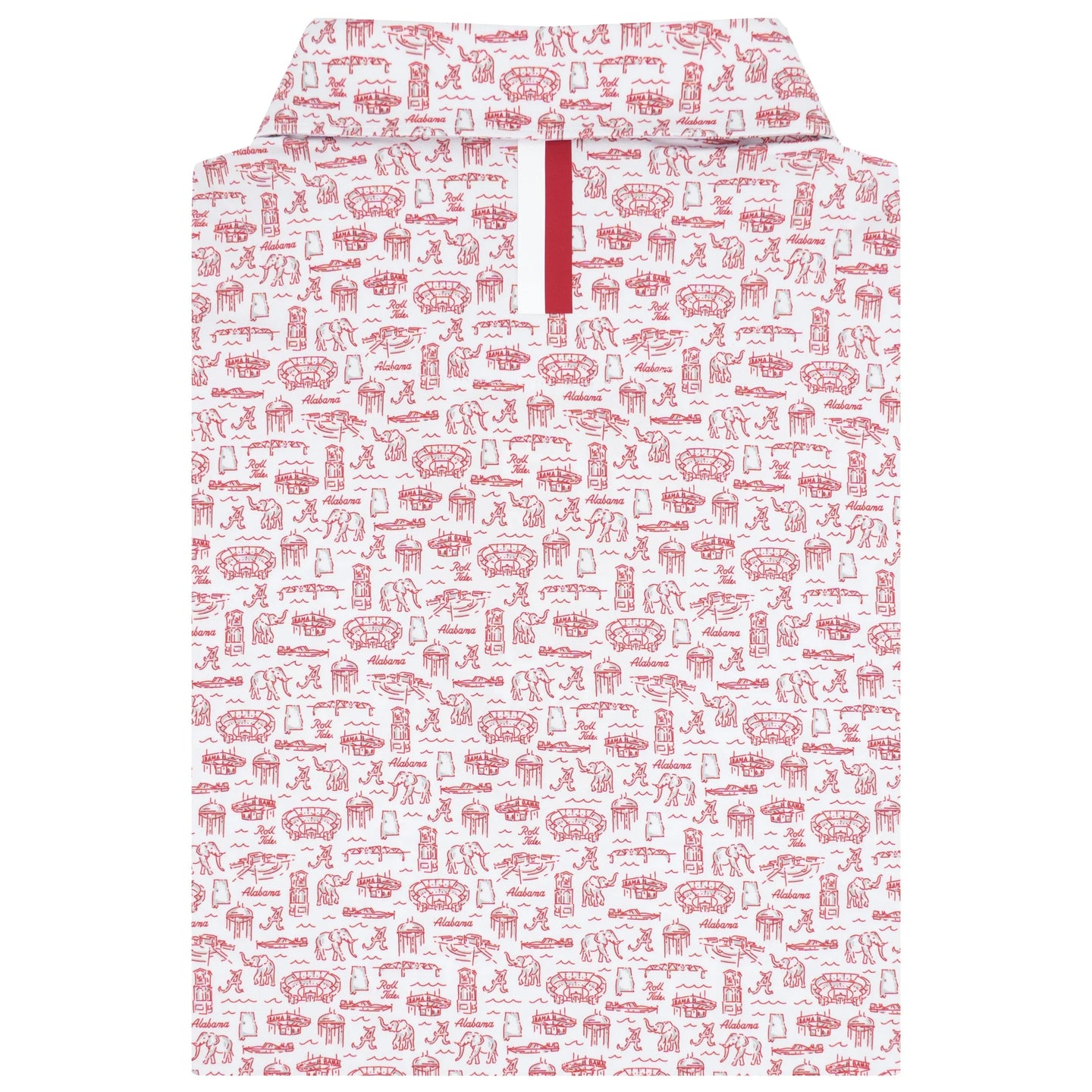 RHOBACK GAMEDAY - UNIVERSITY OF ALABAMA THE ALABAMA COLLEGE TOWN POLO