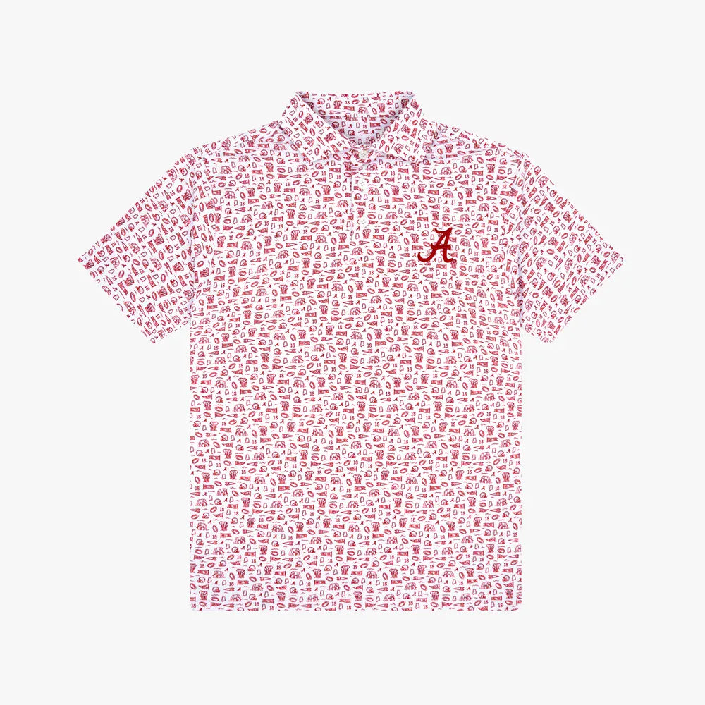 RHOBACK GAMEDAY - UNIVERSITY OF ALABAMA WHITE/CARMINE / M THE ALABAMA 2.0