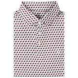 RHOBACK GAMEDAY - UNIVERSITY OF GEORGIA - POLOS WHITE/BLACK / S THE GEORGIA DAWGS POLO