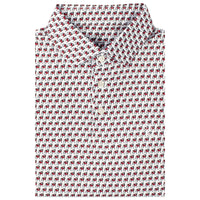 RHOBACK GAMEDAY - UNIVERSITY OF GEORGIA - POLOS WHITE/BLACK / S THE GEORGIA DAWGS POLO