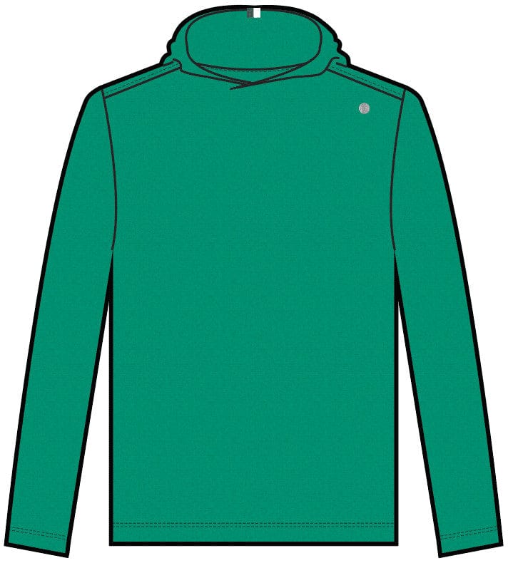 RHOBACK OUTERWEAR - HOODIE GREEN/LILY PAD / M BLITZ TECH HOODIE