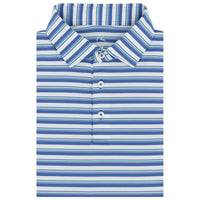 RHOBACK SHIRTS - POLO BLUE/WHITE/ANTIGUA / S THE BELMONT STRIPE