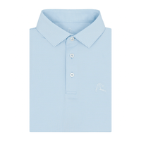 RHOBACK SHIRTS - POLO ZENITH BLUE/WHITE / M THE CRISPY STRIPE POLO