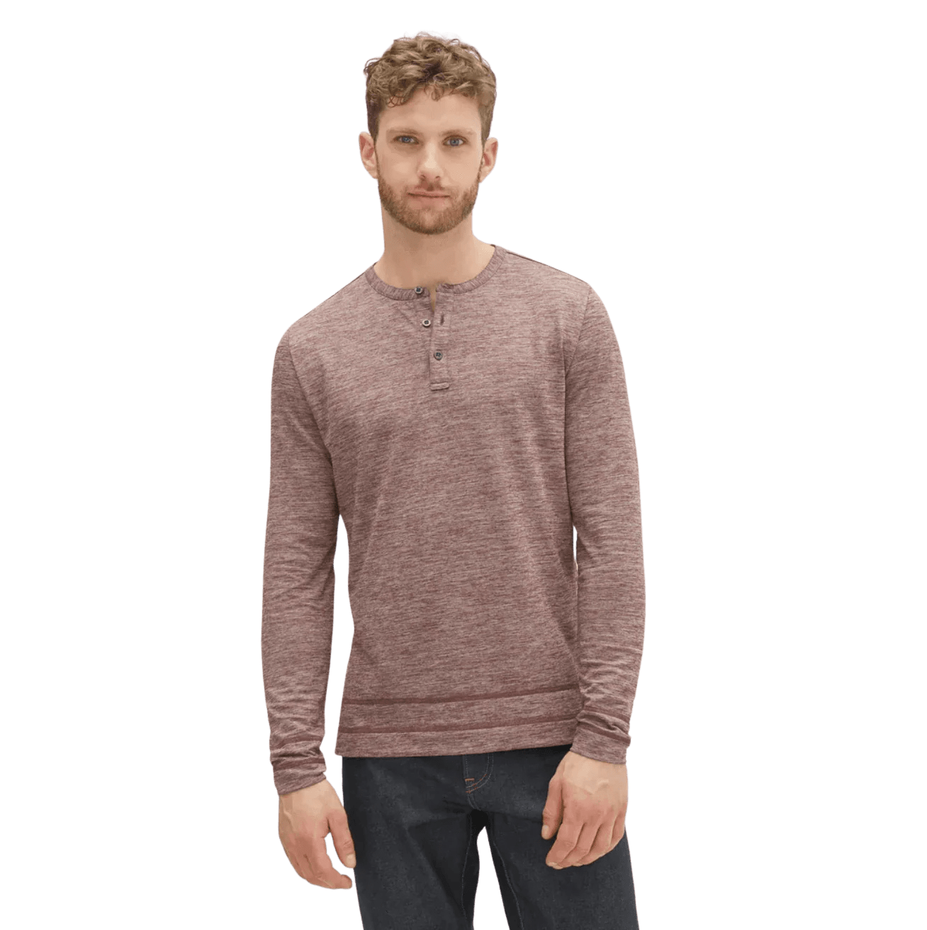 ROBERT BARAKETT KNIT SHIRTS GILBERT LONG SLEEVE HENLEY