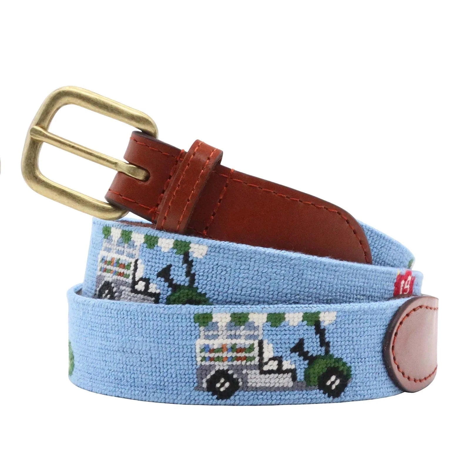 SMATHERS & BRANSON Accessories - BELTS LIGHT BLUE / 32 BEVERAGE CART BELT