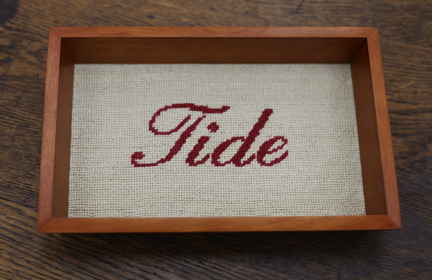 SMATHERS & BRANSON Accessories TIDE VALET TREY (CHESTNUT WOOD)