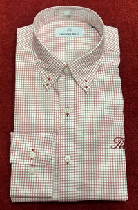 STANTT GAMEDAY - UNIVERSITY OF ALABAMA - TIDE - BUTTON DOWN SHIRTS RED/WHITE / M TIDE GRID CHECK BUTTON DOWN